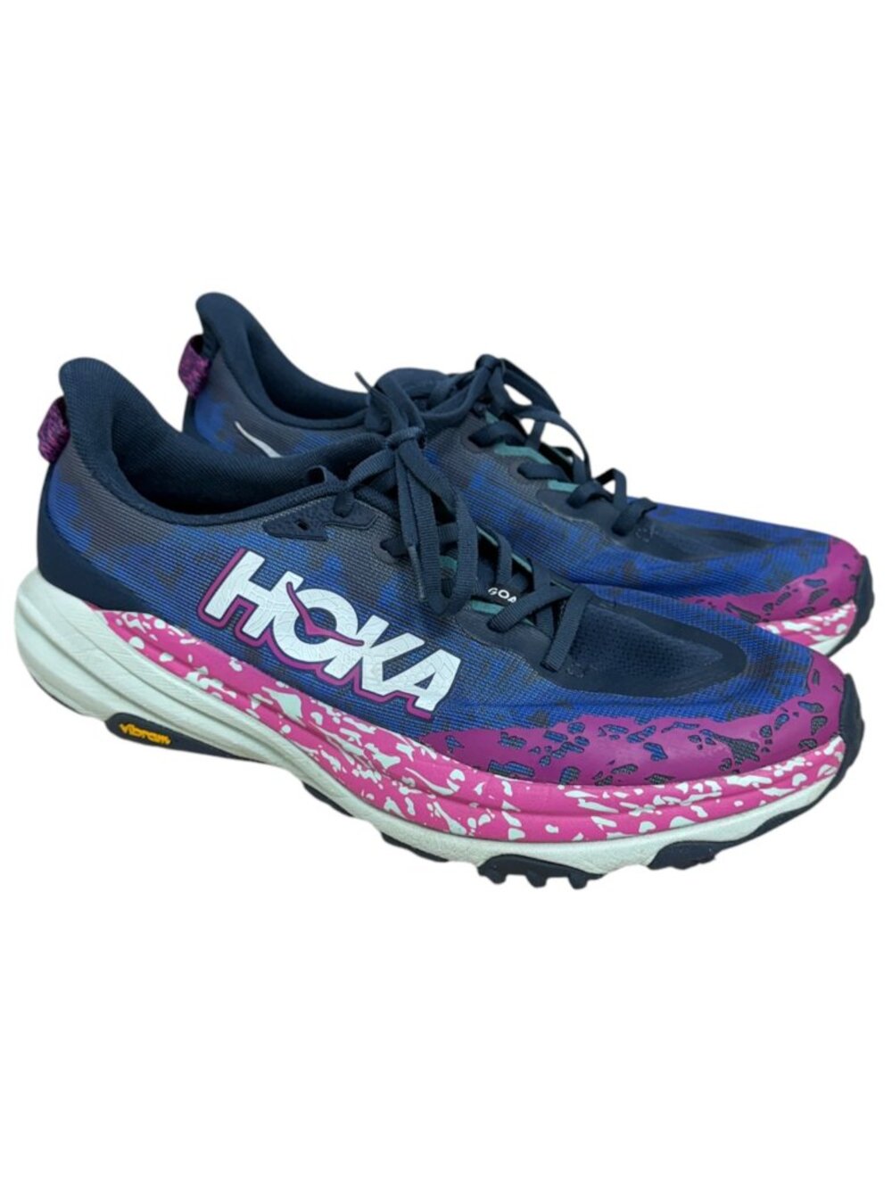 Hoka Speedgoat 6 Men's Vibram Running Training Hiking Lace Up Sneakers Sz 10.5